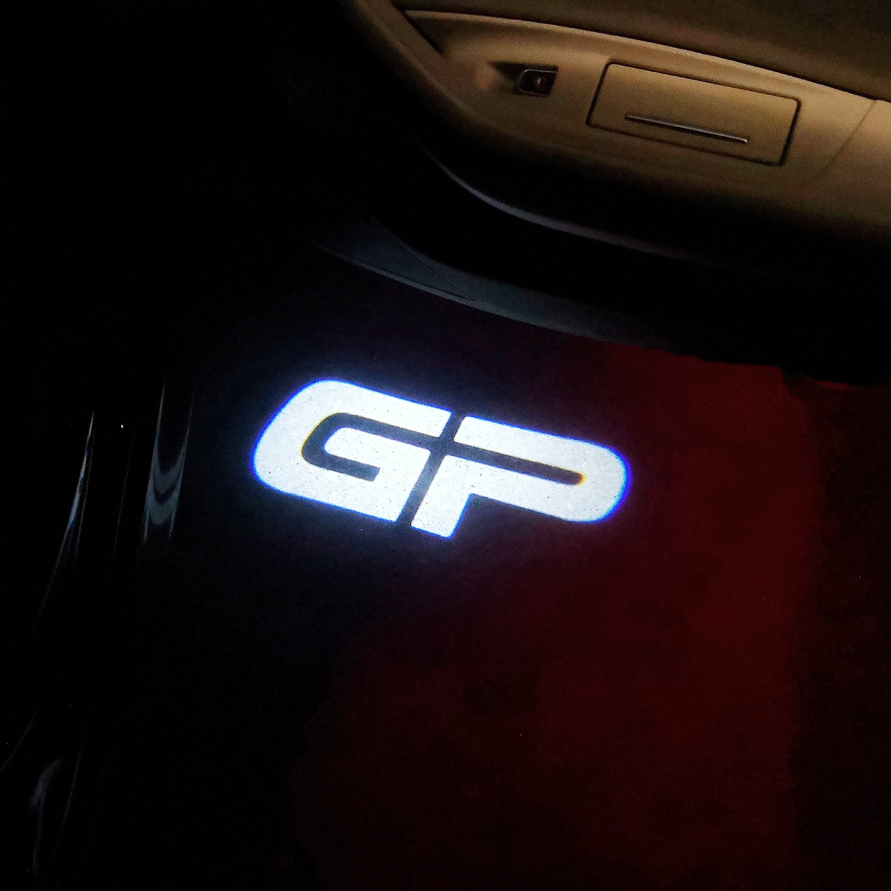 MINI GP LOGO PROJECROTR LIGHTS Nr.120 (quantity  1 =  2 Logo Film /  2 door lights)