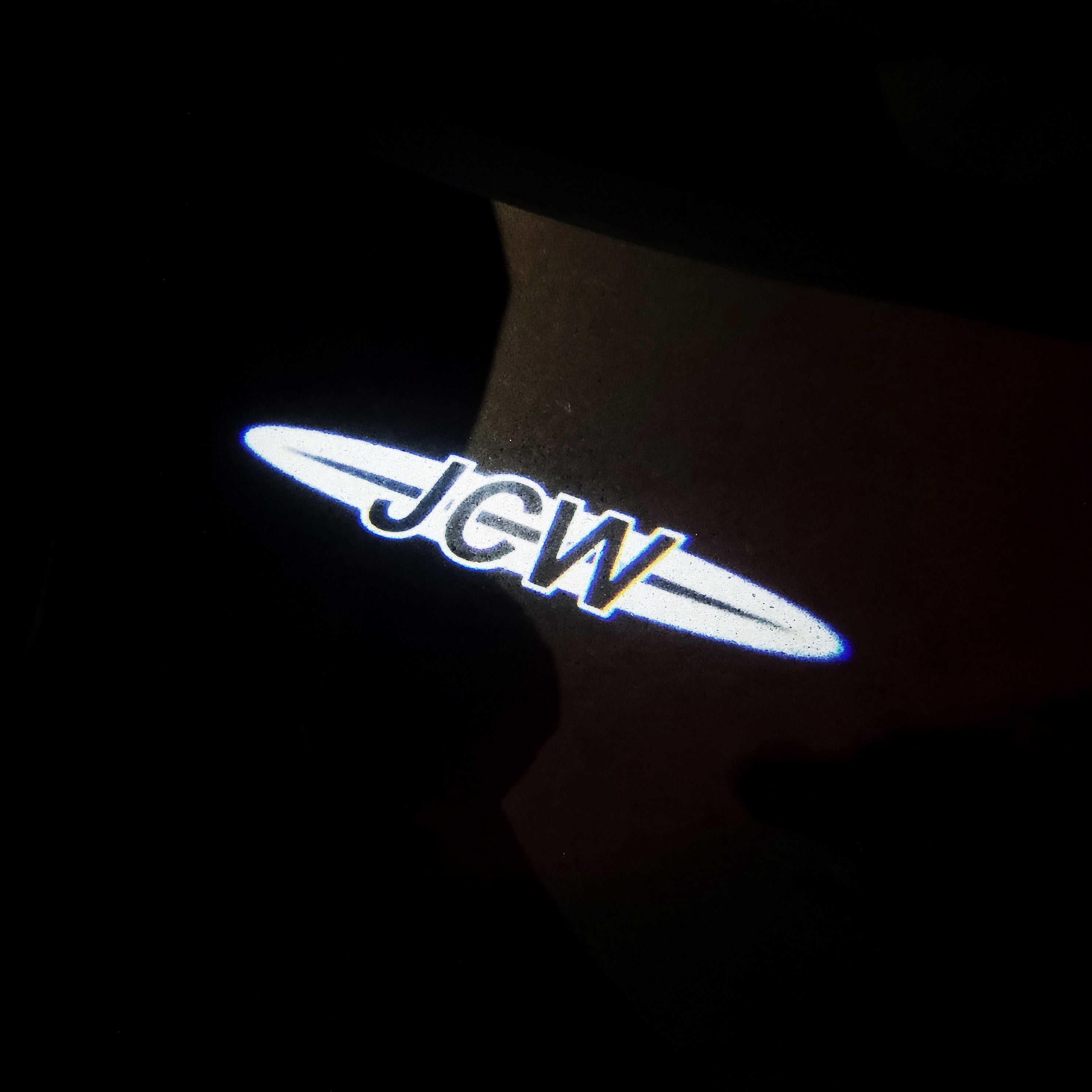 MINI JCW  LOGO PROJECROTR LIGHTS Nr.114 (quantity  1 =  2 Logo Film /  2 door lights)