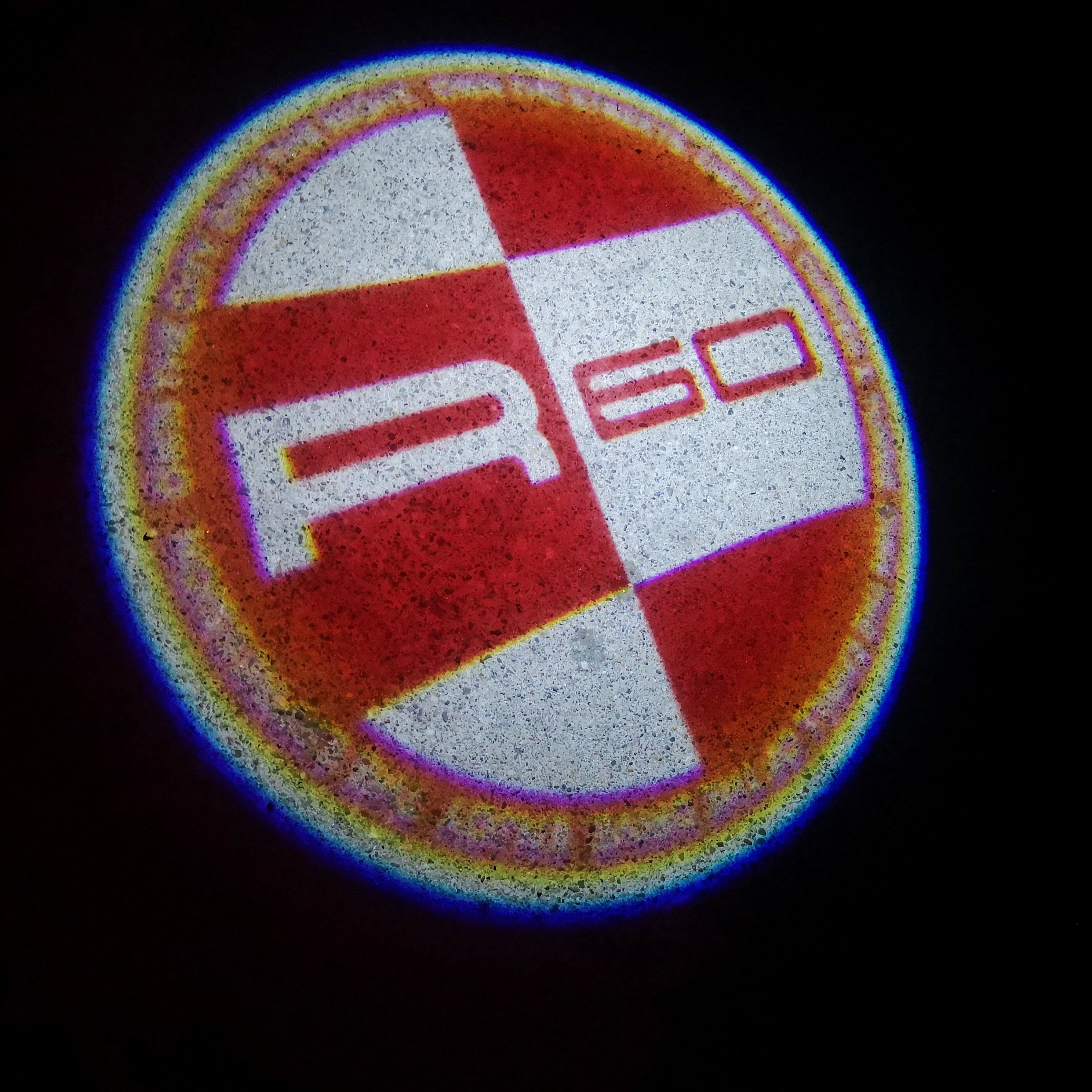 MINI R 60  LOGO PROJECROTR LIGHTS Nr.155 (quantity  1 =  2 Logo Film /  2 door lights)