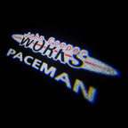 MINI  PACEMAN LOGO PROJECROTR LIGHTS Nr.78 (quantity  1 =  2 Logo Film /  2 door lights)