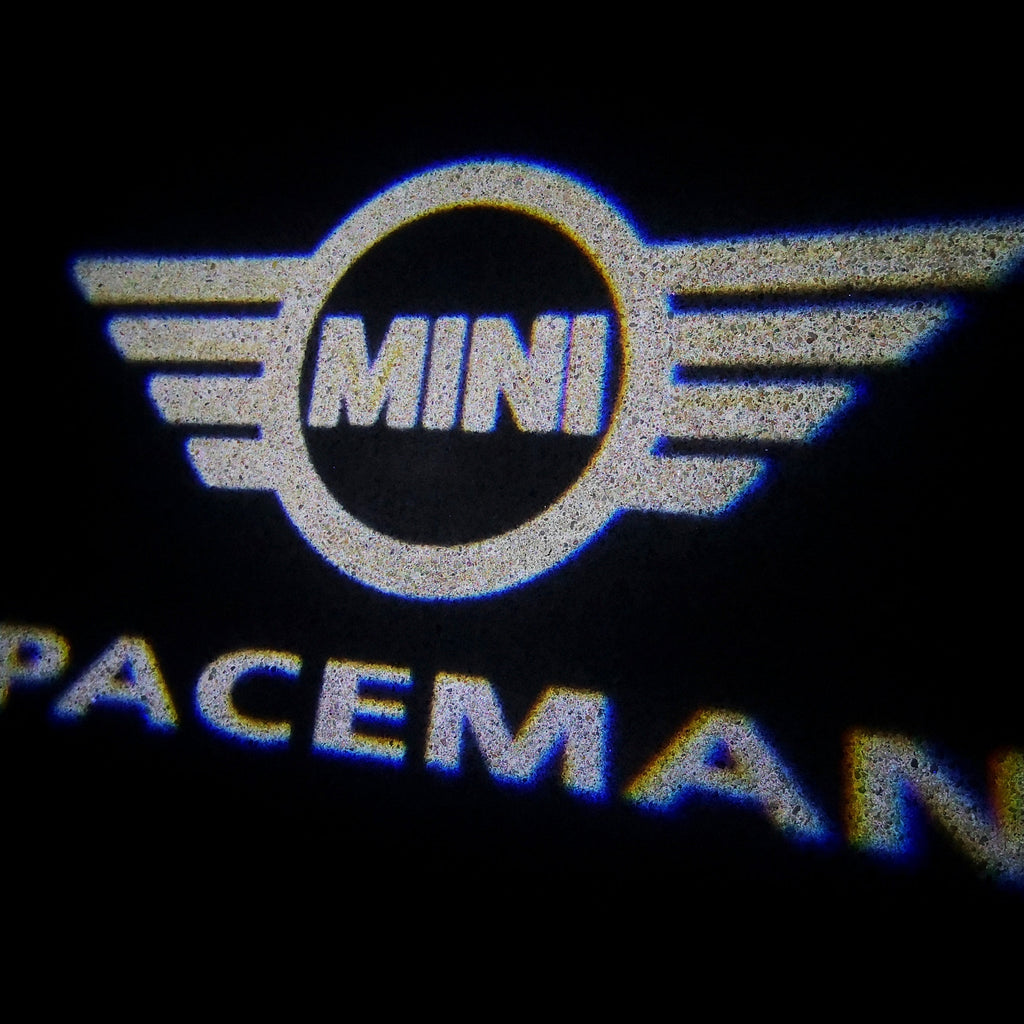 MINI PACEMAN LOGO PROJECROTR LIGHTS Nr.138 (quantity  1 =  2 Logo Film /  2 door lights)