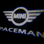 MINI PACEMAN LOGO PROJECROTR LIGHTS Nr.138 (quantity  1 =  2 Logo Film /  2 door lights)
