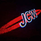 MINI JCW LOGO PROJECROTR LIGHTS Nr.116 (quantity  1 =  2 Logo Film /  2 door lights)