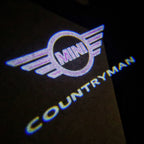 MINI COUNTRYMAN LOGO PROJECROTR LIGHTS Nr.147 (quantity  1 =  2 Logo Film /  2 door lights)