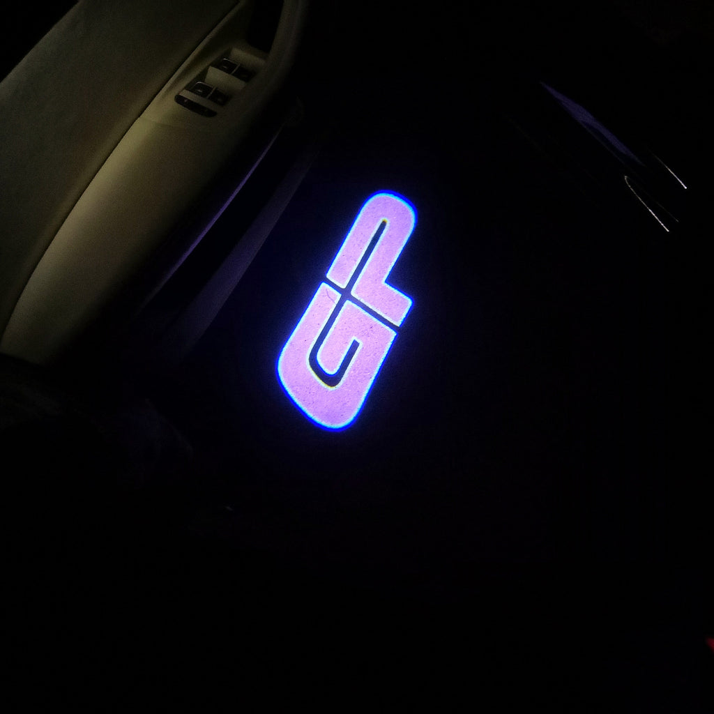 MINI GP LOGO PROJECROTR LIGHTS Nr.124 (quantity  1 =  2 Logo Film /  2 door lights)