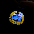 MINI COOPER LOGO PROJECROTR LIGHTS Nr.33 (quantity  1 =  2 Logo Film /  2 door lights)