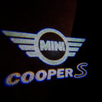 MINI COOPER S  LOGO PROJECROTR LIGHTS Nr.134 (quantity  1 =  2 Logo Film /  2 door lights)