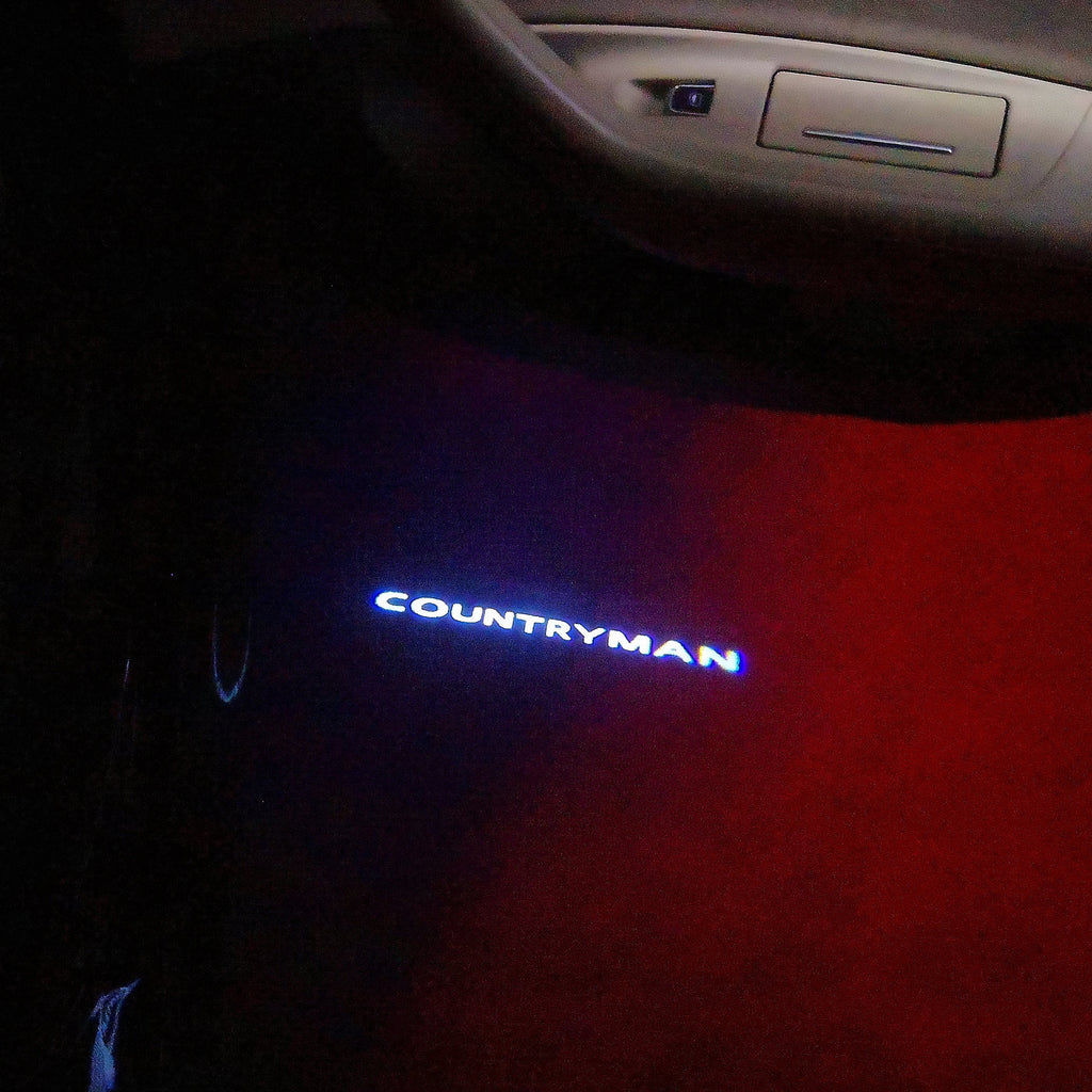 MINI COUNTRYMAN LOGO PROJECROTR LIGHTS Nr.70 (quantity  1 =  2 Logo Film /  2 door lights)