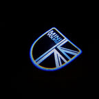 MINI  BRITISH NATIONAL FLAG WITH MINI  LOGO PROJECROTR LIGHTS Nr.36 (quantity  1 =  2 Logo Film /  2 door lights)