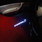 MINI COOPER S LOGO PROJECROTR LIGHTS Nr.68 (quantity  1 =  2 Logo Film /  2 door lights)