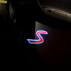 MINI S LOGO PROJECROTR LIGHTS Nr.67 (quantity  1 =  2 Logo Film /  2 door lights)