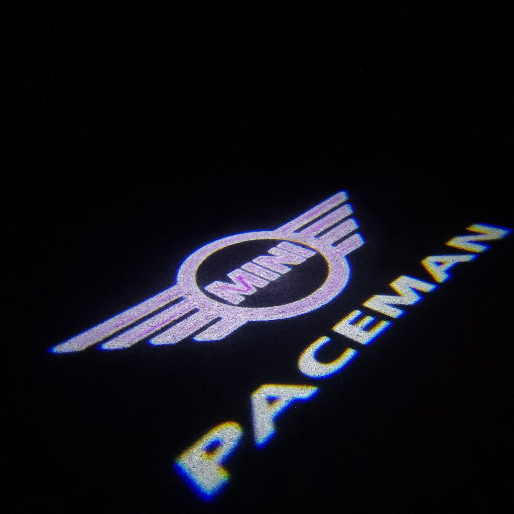 MINI PACEMAN LOGO PROJECROTR LIGHTS Nr.146 (quantity  1 =  2 Logo Film /  2 door lights)