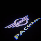 MINI PACEMAN LOGO PROJECROTR LIGHTS Nr.146 (quantity  1 =  2 Logo Film /  2 door lights)