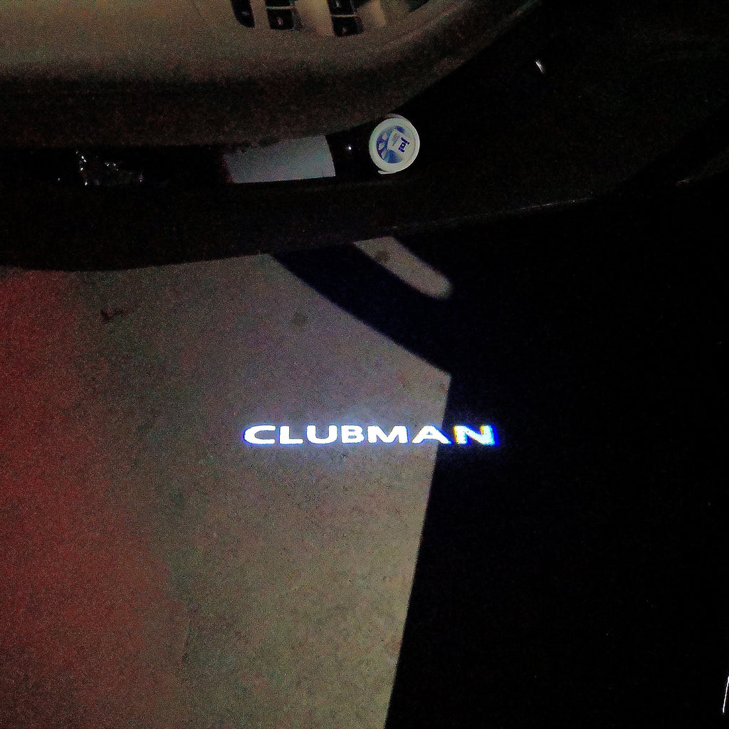 MINI CLUBMAN LOGO PROJECROTR LIGHTS Nr.69 (quantity  1 =  2 Logo Film /  2 door lights)