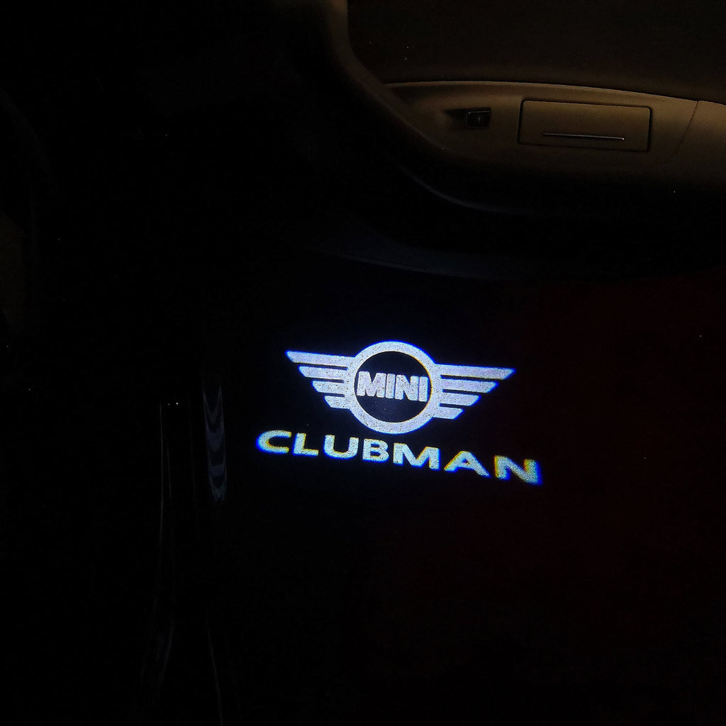 MINI  CLUBMAN LOGO PROJECROTR LIGHTS Nr.30 (quantity  1 =  2 Logo Film /  2 door lights)