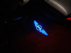 MINI ORIGINAL LOGO PROJECROTR LIGHTS Nr.49 (quantity  1 =  2 Logo Film /  2 door lights)
