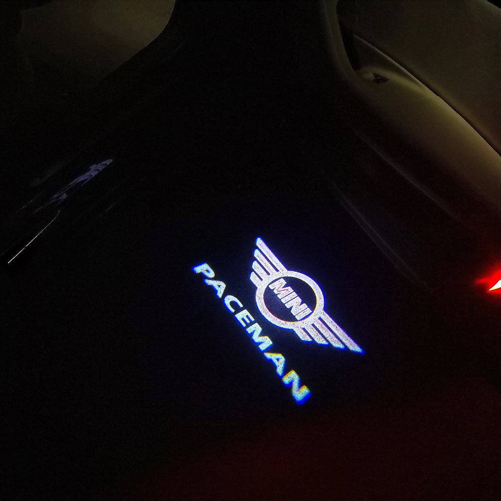MINI PACEMAN LOGO PROJECROTR LIGHTS Nr.127 (quantity  1 =  2 Logo Film /  2 door lights)