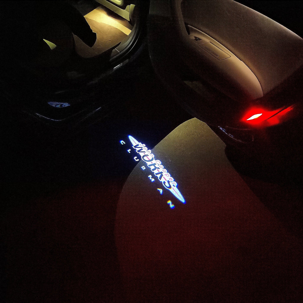 MINI CLUBMAN LOGO PROJECROTR LIGHTS Nr.77 (quantity  1 =  2 Logo Film /  2 door lights)