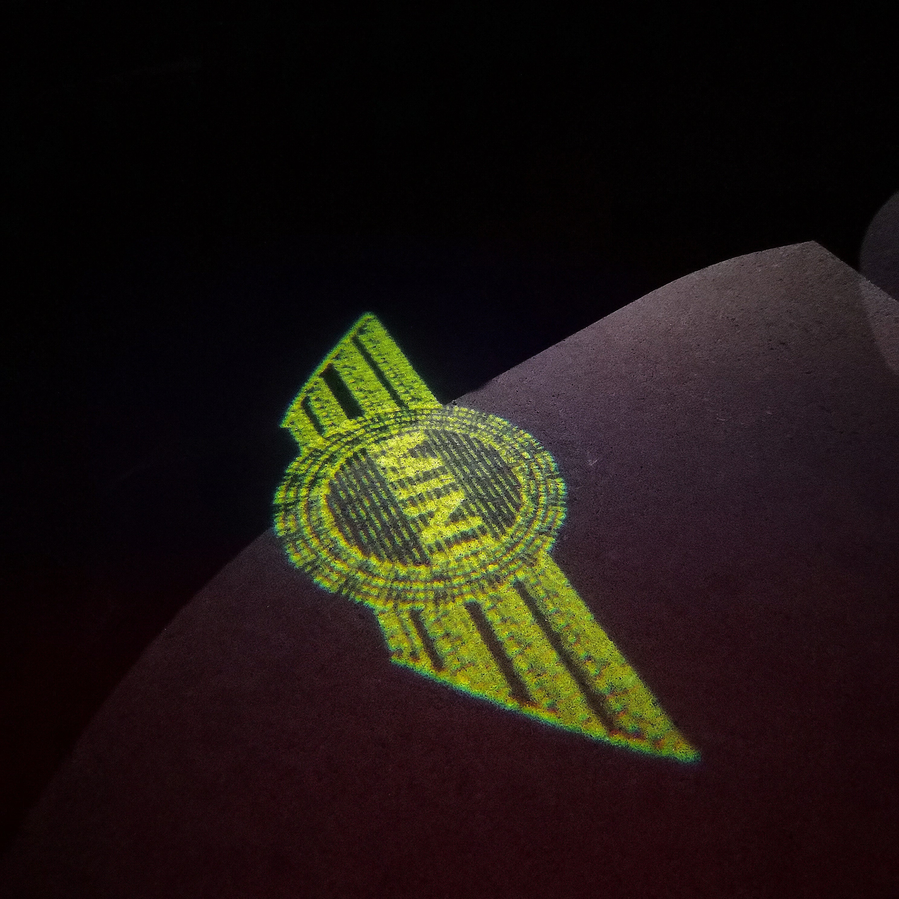 MINI ORIGINAL LOGO PROJECROTR LIGHTS Nr.60 (quantity  1 =  2 Logo Film /  2 door lights)