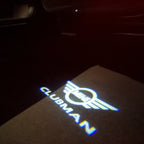 MINI CLUBMAN LOGO PROJECROTR LIGHTS Nr.135 (quantity  1 =  2 Logo Film /  2 door lights)