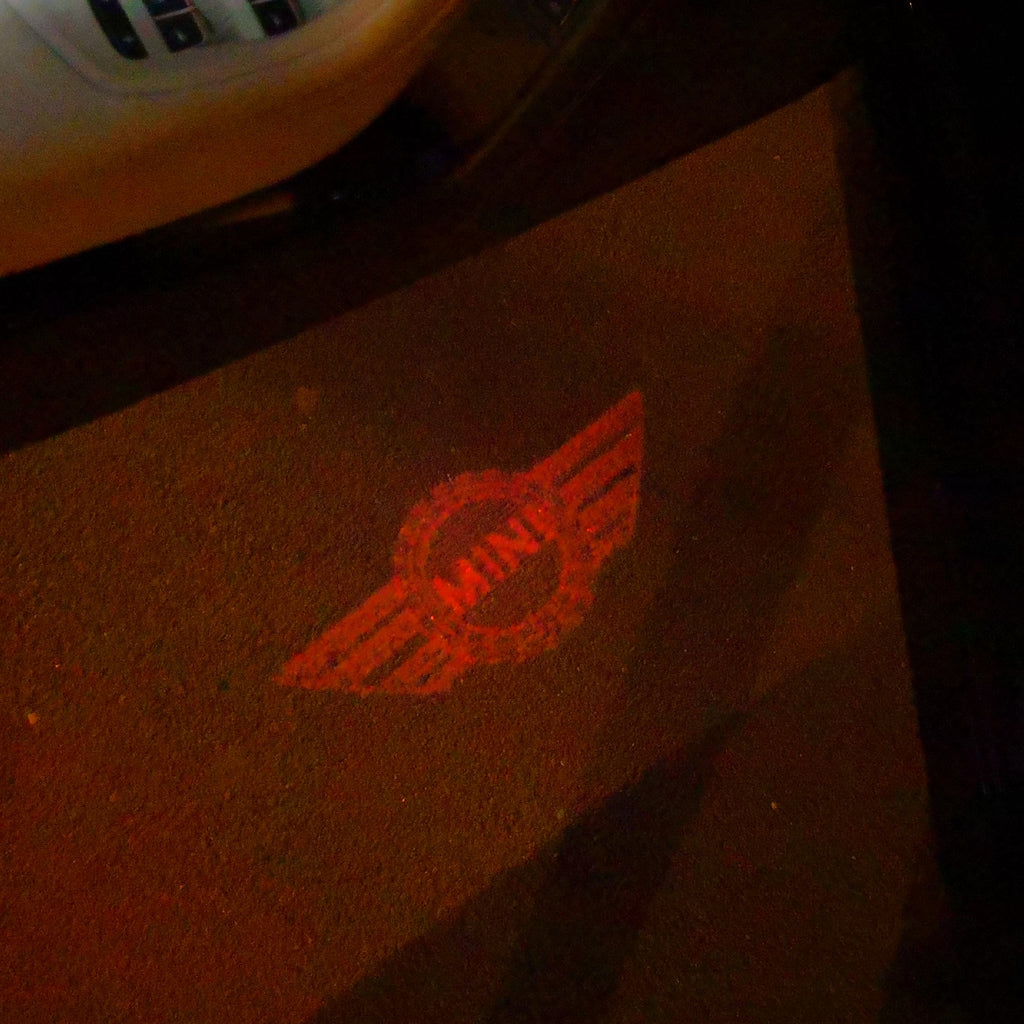 MINI ORIGINAL LOGO PROJECROTR LIGHTS Nr.59 (quantity  1 =  2 Logo Film /  2 door lights)