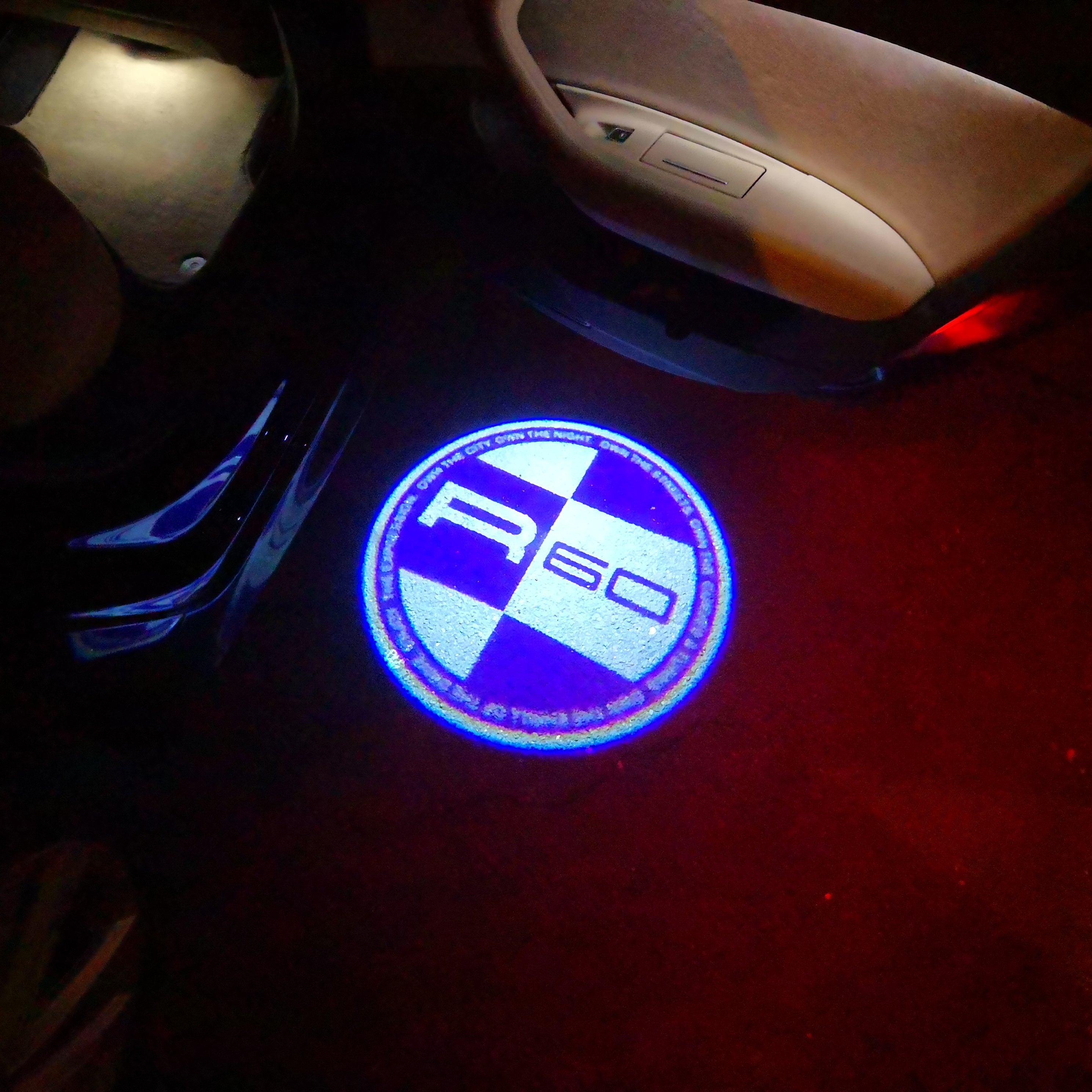 MINI R 60  LOGO PROJECROTR LIGHTS Nr.151 (quantity  1 =  2 Logo Film /  2 door lights)