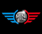 MINI ORIGINAL LOGO  LED PROJECTOR LIGHTS  (quantity  1 =  2 Logo Film /  2 door lights)Nr.MINI001