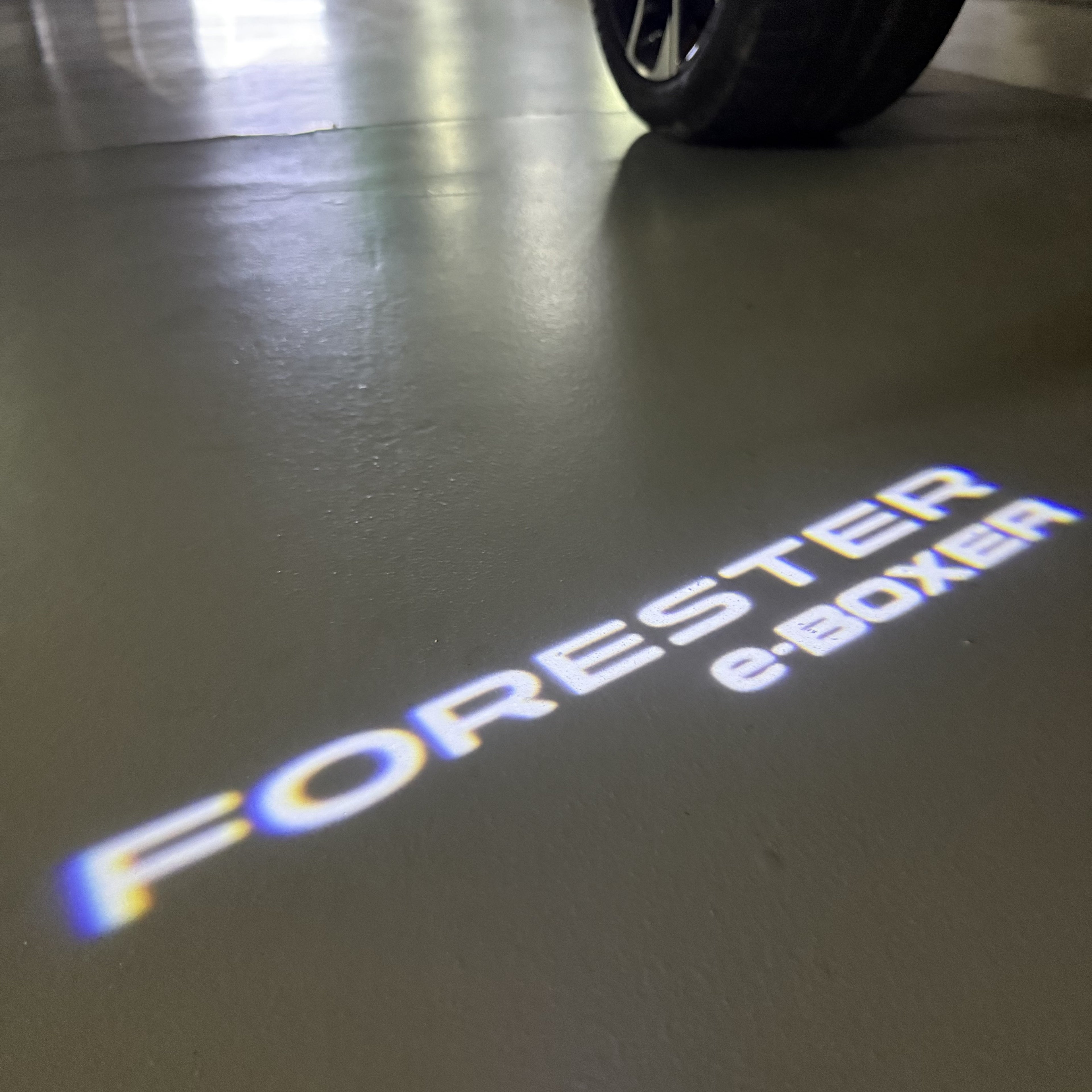 SUBARU Forester LOGO PROJECROTR LIGHTS (quantity 1 = 1 sets/2 door lights) Nr.03d08