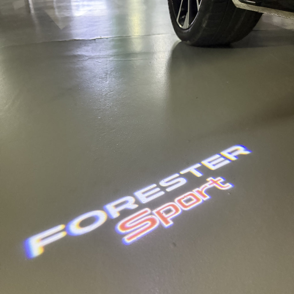 SUBARU Forester LOGO PROJECROTR LIGHTS (quantity 1 = 1 sets/2 door lights) Nr.03d12