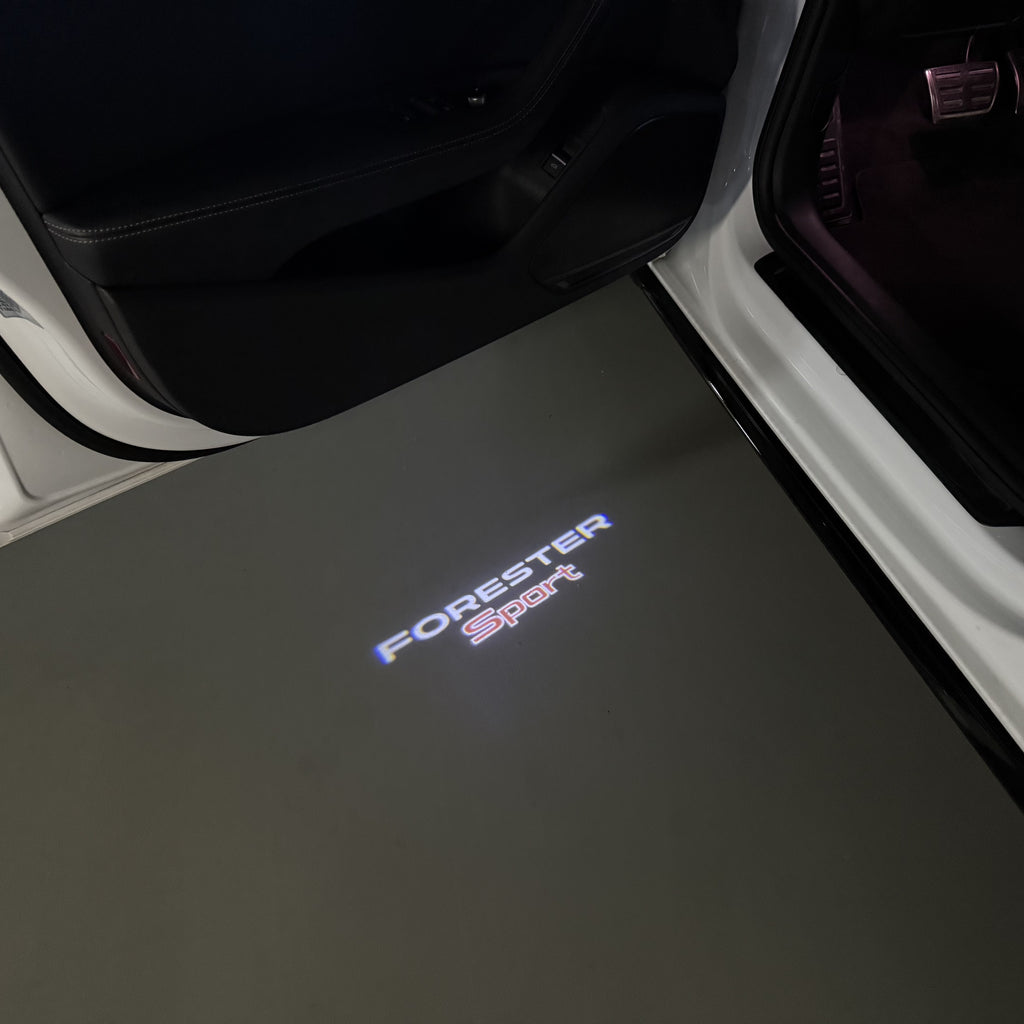 SUBARU Forester LOGO PROJECROTR LIGHTS (quantity 1 = 1 sets/2 door lights) Nr.03d12