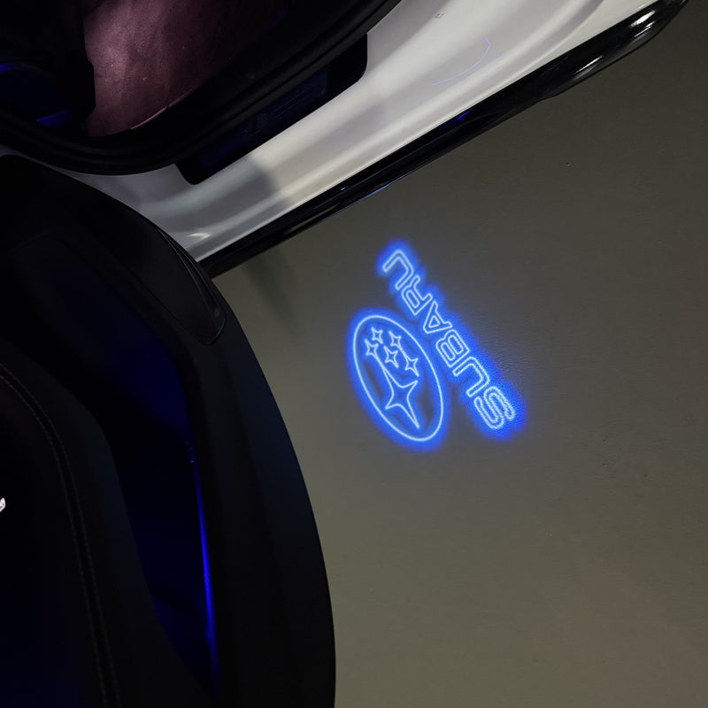 SUBARU LOGO PROJECROTR LIGHTS Nr.03 (Menge 1 = 1 Satz/2 Türleuchten) 