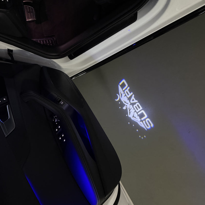 SUBARU LOGO PROJECROTR LIGHTS Nr.03 (Menge 1 = 1 Satz/2 Türleuchten) 