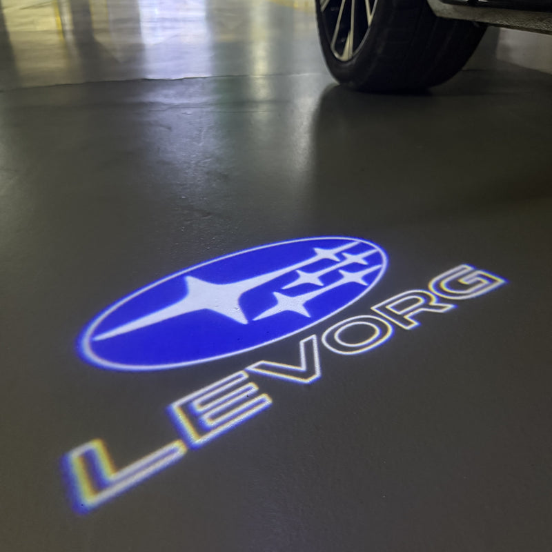 SUBARU LOGO PROJECROTR LIGHTS Nr.03 (Menge 1 = 1 Satz/2 Türleuchten) 