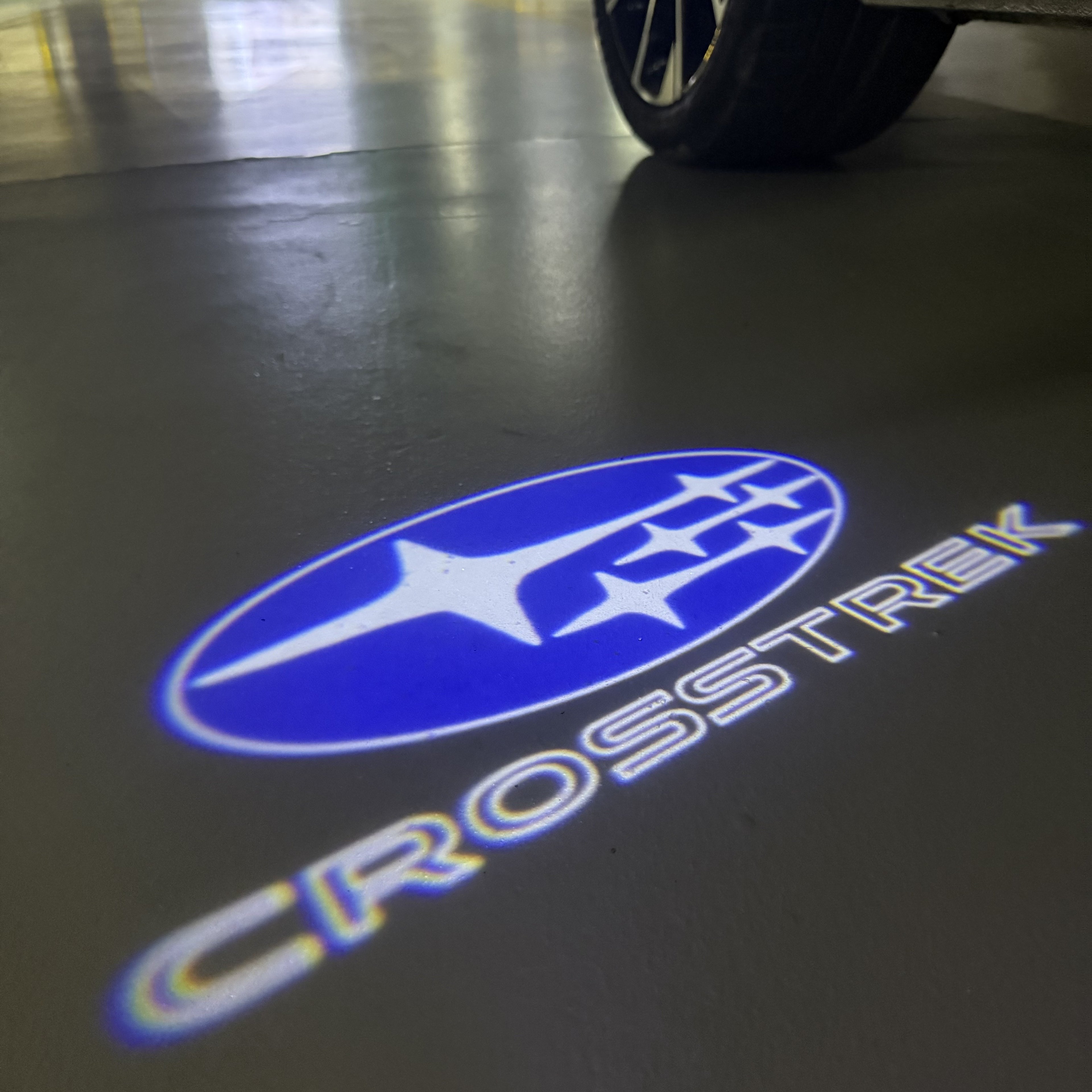 SUBARU CROSSTREK LOGO PROJECROTR LIGHTS (quantity 1 = 1 sets/2 door lights) Nr.03d039