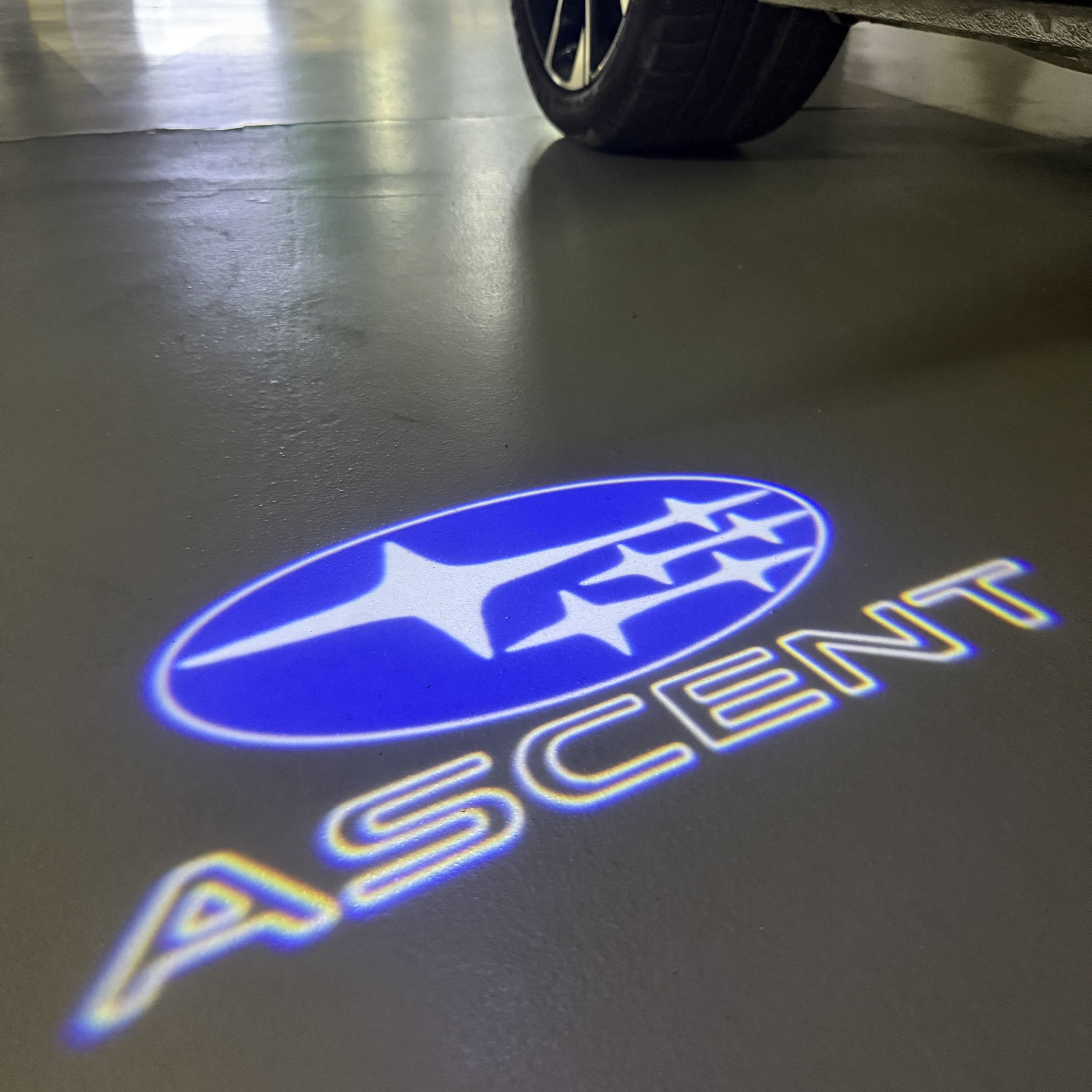 SUBARU ASCENT LOGO PROJECROTR LIGHTS (quantity 1 = 1 sets/2 door lights) Nr.03d05