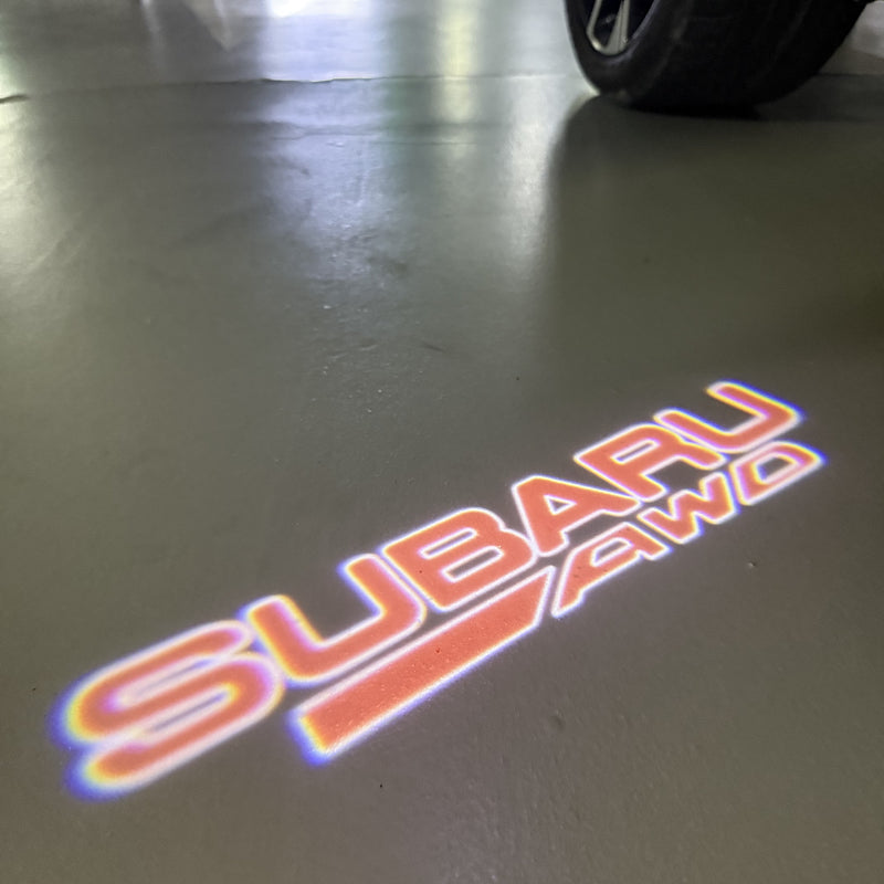 SUBARU LOGO PROJECROTR LIGHTS Nr.03 (Menge 1 = 1 Satz/2 Türleuchten) 