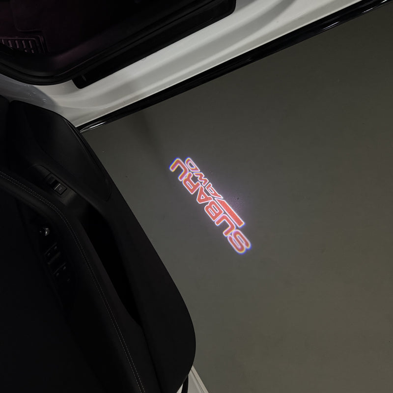SUBARU LOGO PROJECROTR LIGHTS Nr.03 (Menge 1 = 1 Satz/2 Türleuchten) 