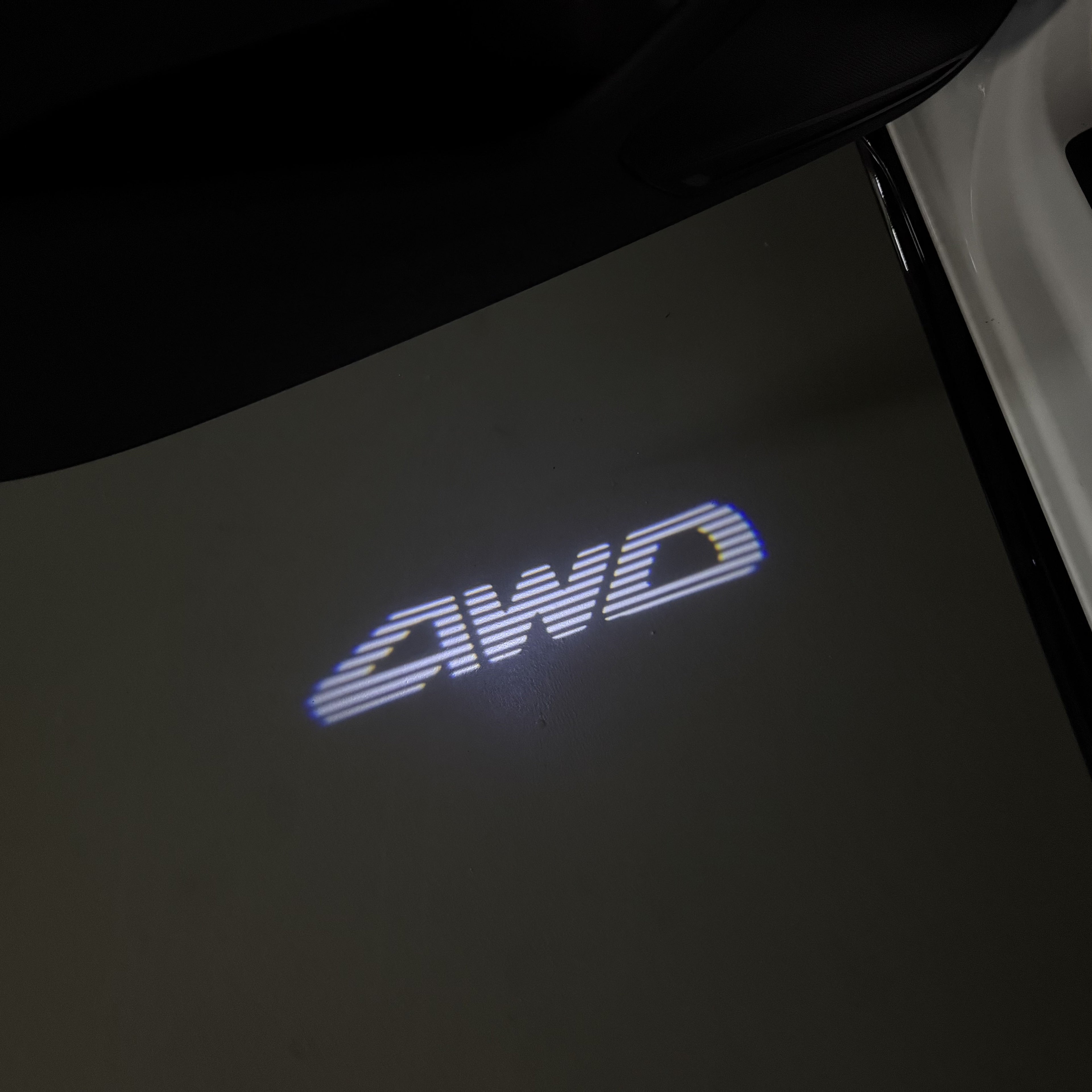 SUBARU AWD LOGO PROJECROTR LIGHTS (quantity 1 = 1 sets/2 door lights) Nr.03d035