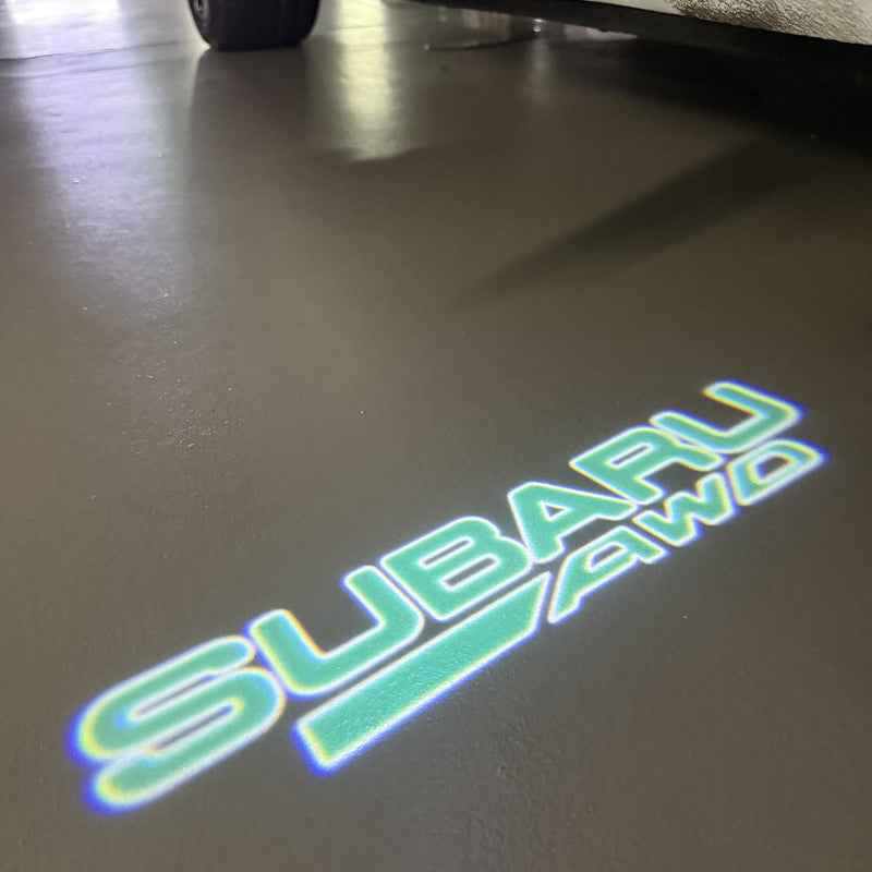 SUBARU LOGO PROJECROTR LIGHTS Nr.03 (Menge 1 = 1 Satz/2 Türleuchten) 