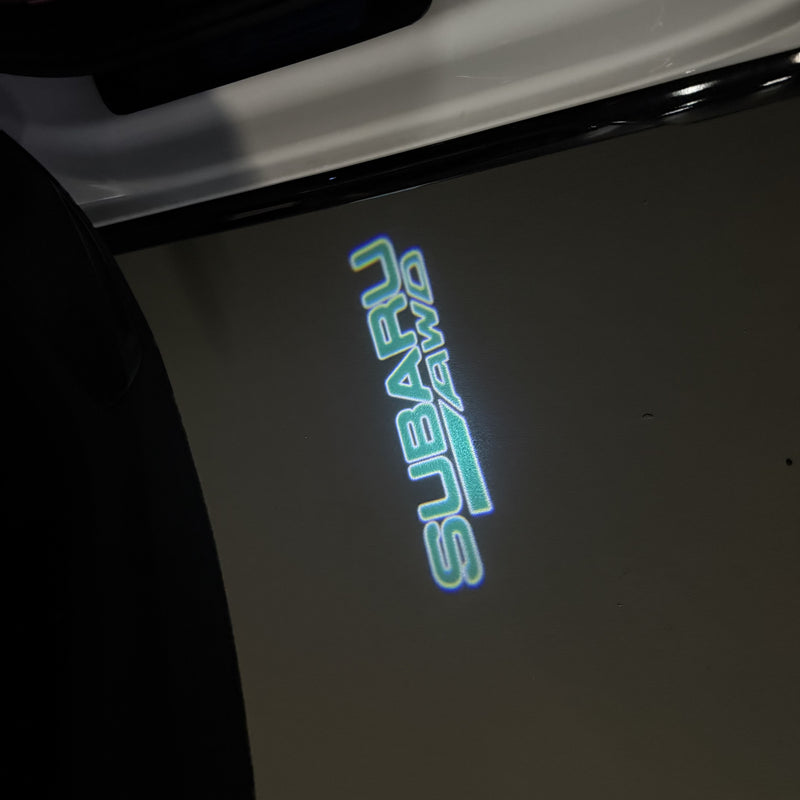 SUBARU LOGO PROJECROTR LIGHTS Nr.03 (Menge 1 = 1 Satz/2 Türleuchten) 