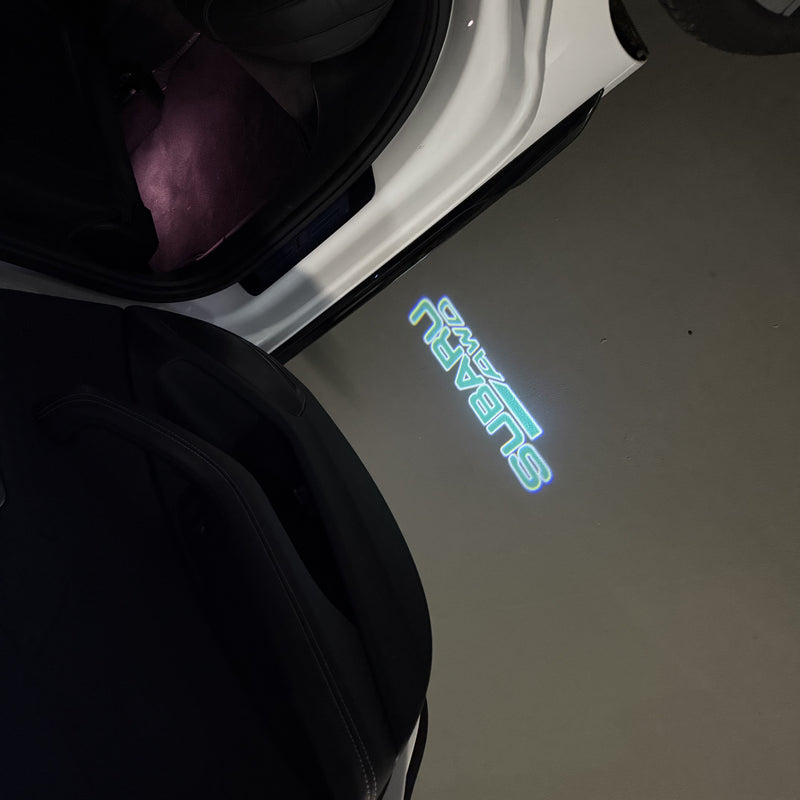 SUBARU LOGO PROJECROTR LIGHTS Nr.03 (Menge 1 = 1 Satz/2 Türleuchten) 