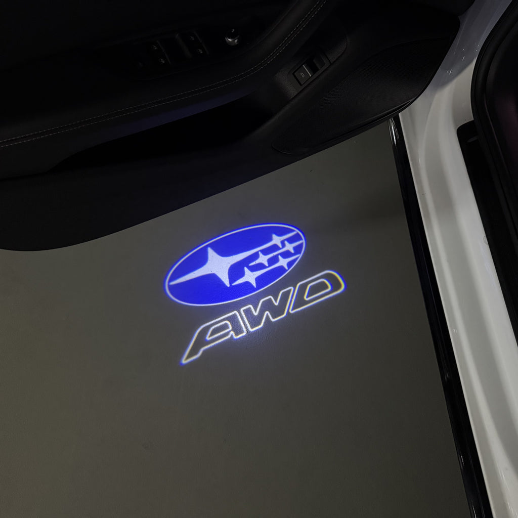 SUBARU AWD LOGO PROJECROTR LIGHTS (quantity 1 = 1 sets/2 door lights) Nr.03d033