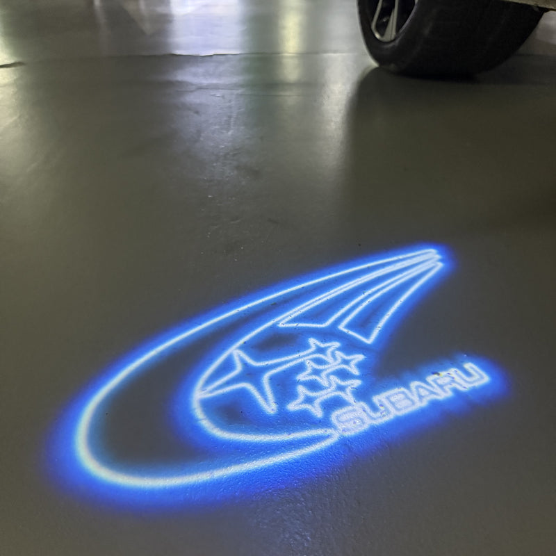 SUBARU LOGO PROJECROTR LIGHTS Nr.03 (Menge 1 = 1 Satz/2 Türleuchten) 