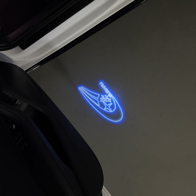 SUBARU LOGO PROJECROTR LIGHTS Nr.03 (Menge 1 = 1 Satz/2 Türleuchten) 