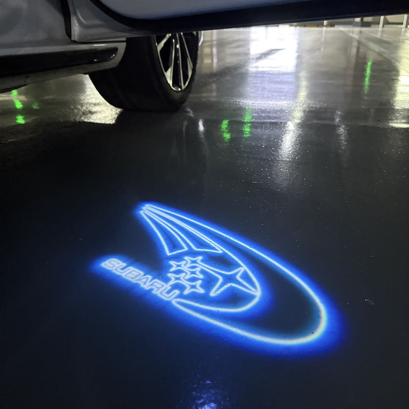 SUBARU LOGO PROJECROTR LIGHTS Nr.03 (Menge 1 = 1 Satz/2 Türleuchten) 