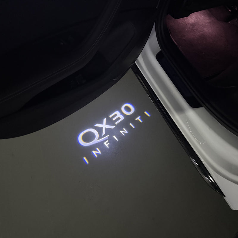 INFINITI Q60 LOGO PROJECROTR LIGHTS Nr.47 (quantità 1 = 1 set/2 luci porta)