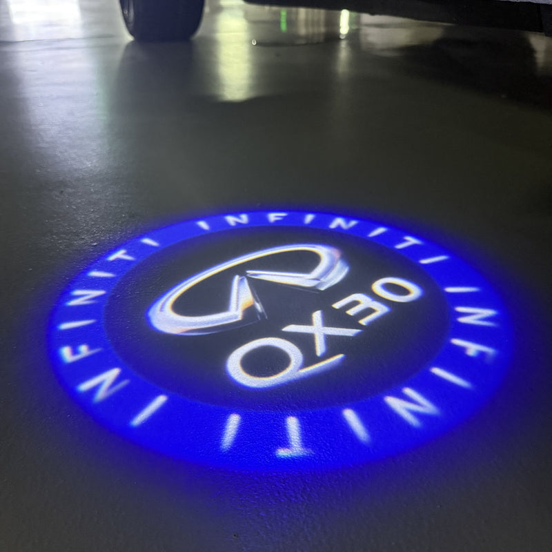 INFINITI Q60 LOGO PROJECROTR LIGHTS Nr.47 (quantità 1 = 1 set/2 luci porta)
