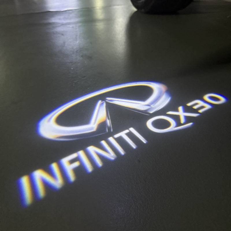 INFINITI Q60 LOGO PROJECROTR LIGHTS Nr.47 (quantità 1 = 1 set/2 luci porta)