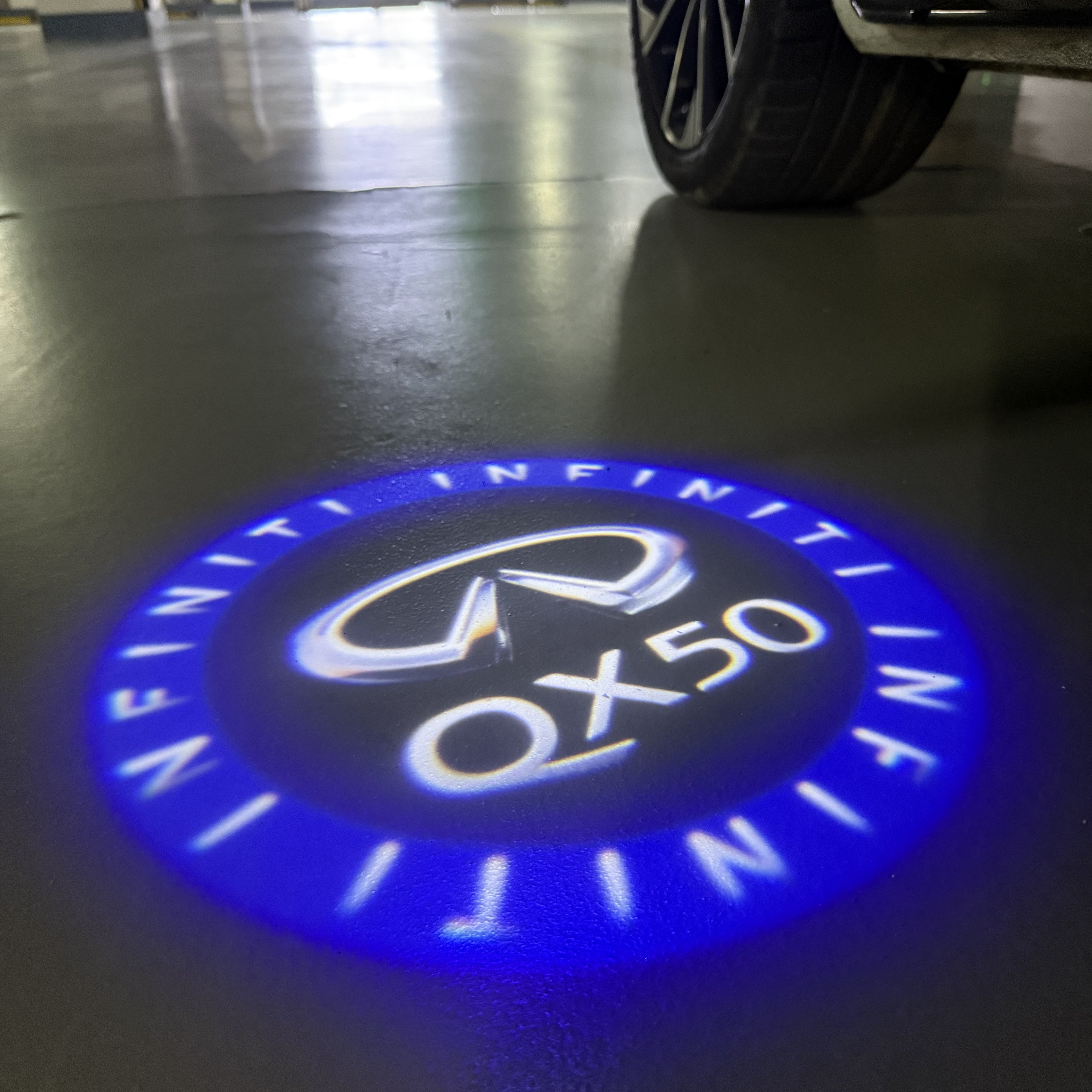 INFINITI QX 50 LOGO PROJECROTR LIGHTS (quantity 1 = 1 sets/2 door lights) Nr.47XQ40