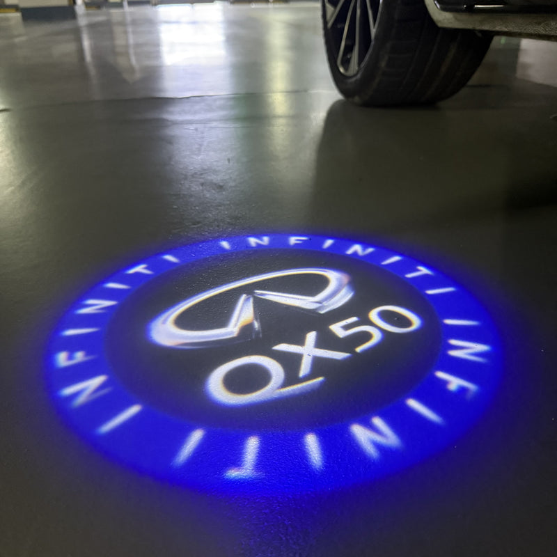 INFINITI Q60 LOGO PROJECROTR LIGHTS Nr.47 (quantità 1 = 1 set/2 luci porta)